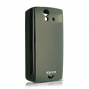 Luxusné silikónové púzdro pre Sony Ericsson Xperia Ray, Keva black
