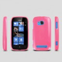 Nokia Lumia 800 silikónové púzdro, Diamond Gel pink