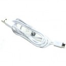 D&aacute;tov&yacute; k&aacute;bel pre Samsung Galaxy S4 microUSB, ( Biely ) bulk