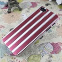 Ochranný zadný kryt pre iPhone 5/5s, Fashion Alu červený