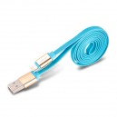USB Dátový kábel pre iPhone 5/5s/5c/6/6 plus/iPad, MyMax Nano , modrý