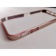 Ochranný kovový rámik pre iPhone 5/5s, strieborno-ružový