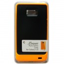 SAMSUNG i9100 Galaxy S II ochranný zadný kryt, SGP Linear, black&orange