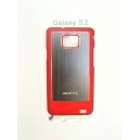SAMSUNG i9100 Galaxy S II ochranný zadný kryt, červený