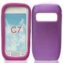 Nokia C7-00 ochranný zadný hliníkový kryt, pink
