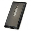 Luxusné silikónové púzdro pre Nokia Lumia 800, Keva black