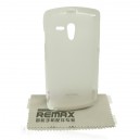 Silikónové gelové púzdro pre Sony Ericsson Xperia Sola + screen protector, Remax transparent