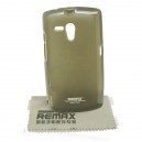 Silikónové gelové púzdro pre Sony Ericsson Xperia Neo L + screen protector, Remax transparent white