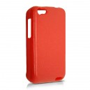 HTC One V silikónové púzdro, Diamond Gel red