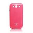 Goospery Mercury Jelly case pre Samsung Galaxy Note 4 bledo ružové