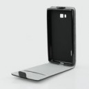 Kožené Flip Púzdro pre Sony Xperia Z1 compact, ( čierne )