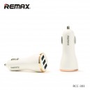 REMAX DOLFIN RC206 autonabíjačka 2xUSB/2,4A ružová