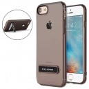 Polohovateľný ochranný zadný kryt pre iPhone 7 ( 4.7" ) G-Case Honor Series, priesvitný