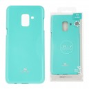 Goospery Mercury Jelly case pre Samsung A730 Galaxy A8 Plus lime
