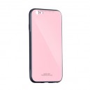 GLASS case pre Samsung Galaxy A40 pink