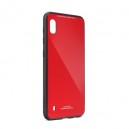 GLASS case pre Samsung Galaxy A71 Červené