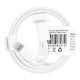 Kábel Typ C do iPhone Lightning 8-pin Power Delivery PD18W 2A C973 biely